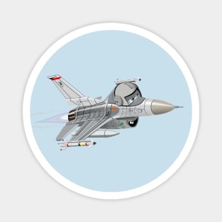Cartoon Fighter Plane Magnet